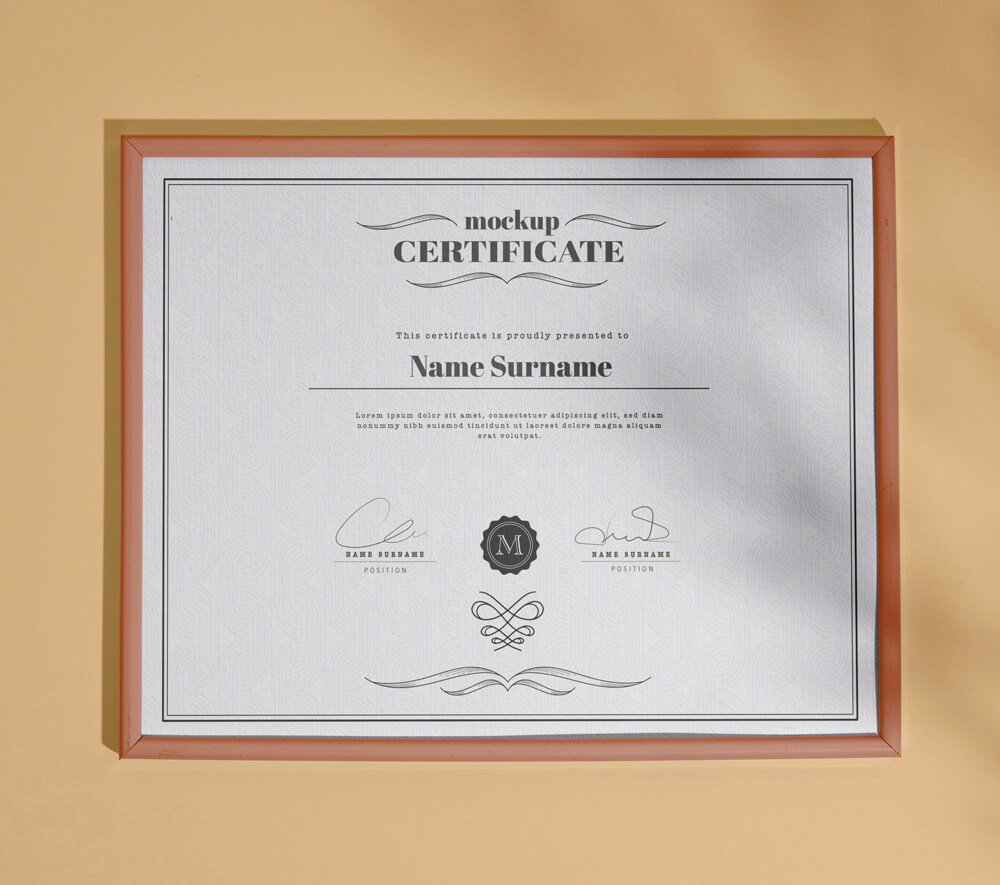Certificate Design & Print